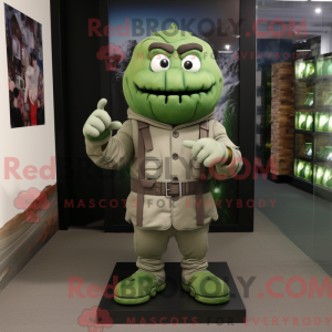 Grenade mascot costume...