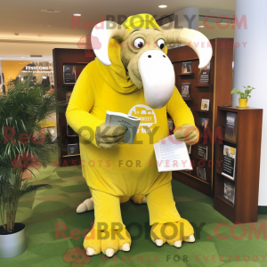 Lemon Yellow Mammoth mascot...