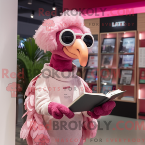 Pink Dodo Bird maskot...