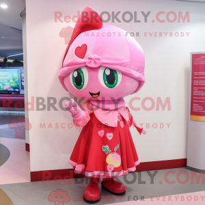 Pink Cherry maskot kostume...