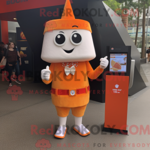 Orange Pop Corn mascot...