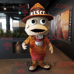 Rust Ceviche mascot costume...
