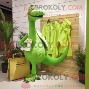 Limegrønn Diplodocus...