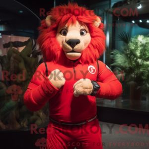 Maskottchenkostüm Red Tamer...