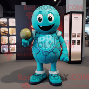 Turquoise Grenade mascot...