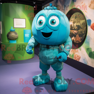 Turquoise Grenade mascot...