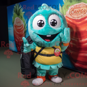 Turquoise Sushi mascot...