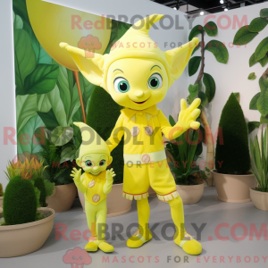 Lemon Yellow Elf mascot...