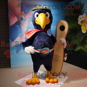 Navy Toucan mascot costume...