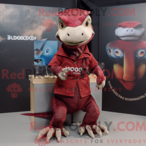 Maroon Komodo Dragon...