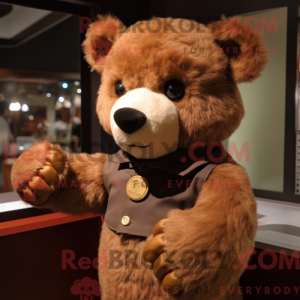 Brun Teddy Bear maskerad...