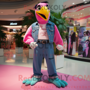 Maskottchenkostüm Rosa...