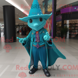 Turquoise Magician mascot...