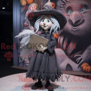 Gray Witch mascot costume...