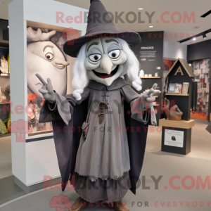 Gray Witch mascot costume...