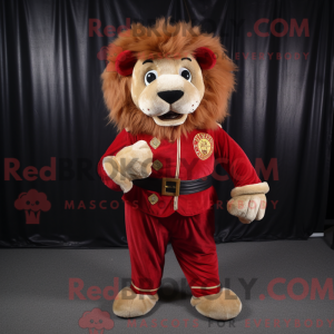 Red Lion-maskotdraktfigur...
