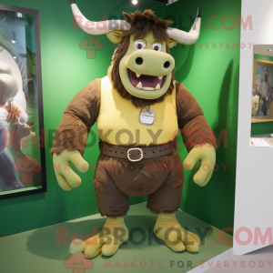 Olive Minotaur maskot...