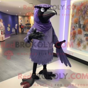 Lavender Crow mascot...