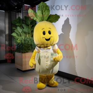 Yellow Turnip mascot...