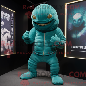 Turquoise Trilobite mascot...