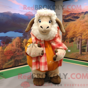 Peach Ram Maskottchen...