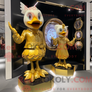 Maskottchenkostüm Gold...