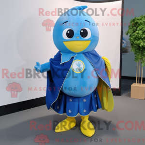 Blue Lemon maskot kostume...