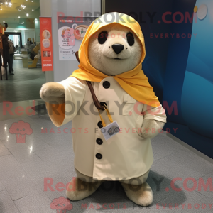 Figura de máscara de selo...