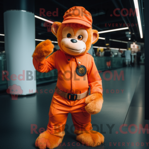 Orange Monkey mascot...