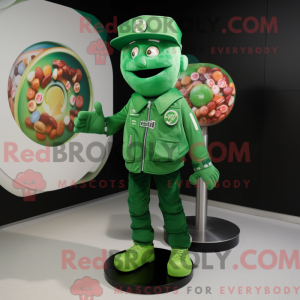 Maskotkostymefigur Green...