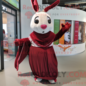 Maroon Rabbit maskot...