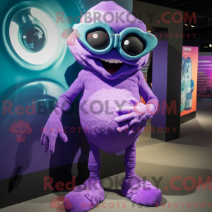 Purple Cyclops mascot...