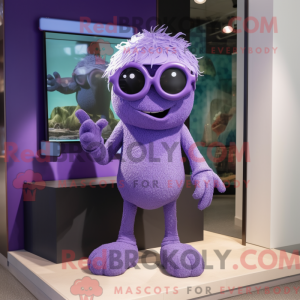 Purple Cyclops mascot...
