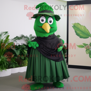 Forest Green Hens mascot...