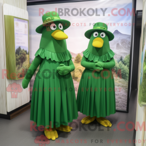 Forest Green Hens mascot...