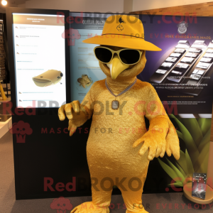 Guld Archeopteryx maskot...