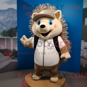 Beige Hedgehog mascot...