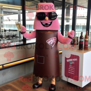 Pink Chocolate Bars mascot...