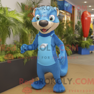 Blue Mongoose maskot...