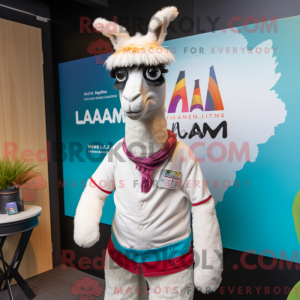 Lama-mascottekostuum...