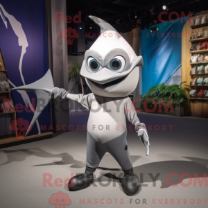 Sølv sværdfisk maskot...