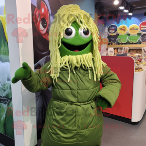 Groene Pesto Pasta mascotte...