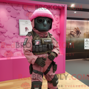 Rosa Para Commando máscara...