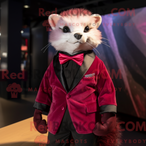 Magenta Ferret mascot...