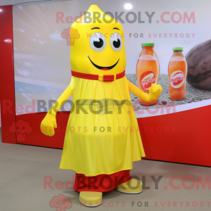 Citroengele fles ketchup...