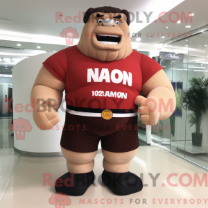 Strongman-Maskottchen-Kostü...
