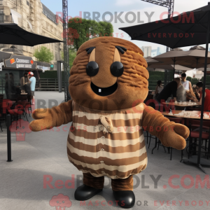 Brown Croissant mascot...