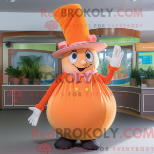 Peach Carrot mascot costume...