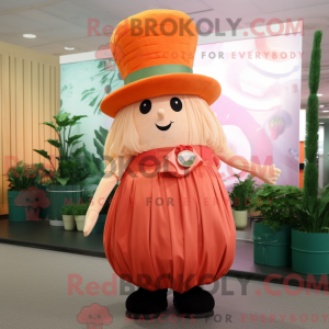 Peach Carrot mascot costume...