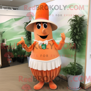 Peach Carrot mascot costume...